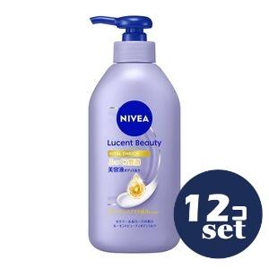 「セット販売」「花王」ニベア　ルーセントビューティ　バイタルエンリッチ　ふっくら豊潤美容液ボディミル...