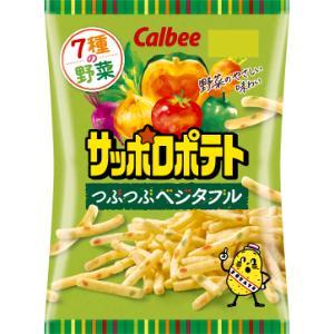 「カルビー」　サッポロポテトつぶつぶベジタブル　７２ｇ　12個セット　