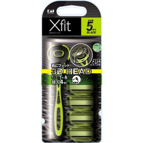 「貝印」 貝印 Xfit4P スリムパック 1個　「化粧品」