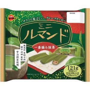 「優良配送対応」「ブルボン」　ミニルマンド一番摘み抹茶　121ｇ×12個セット　