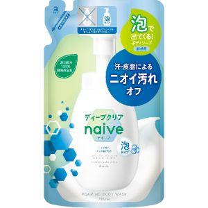 「クラシエ」　ナイーブ　泡で出てくるボディソープ　ディープクリア　つめかえ用　４８０ＭＬ