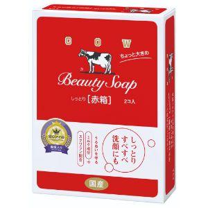 「牛乳石鹸共進社」　カウブランド　赤箱　ちょっと大きめ　　125g×2個｜finespharma