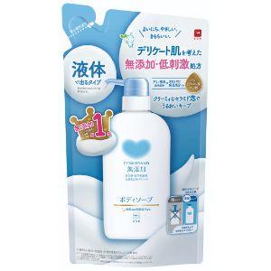 「牛乳石?共進社」　カウブランド　無添加ボディソープ　つめかえ用　380ml｜薬のファインズファルマ