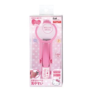 「貝印」　キティ　ＤＦルーペ付きツメキリ大口径　Ｍ　ＫＫ２５２１　