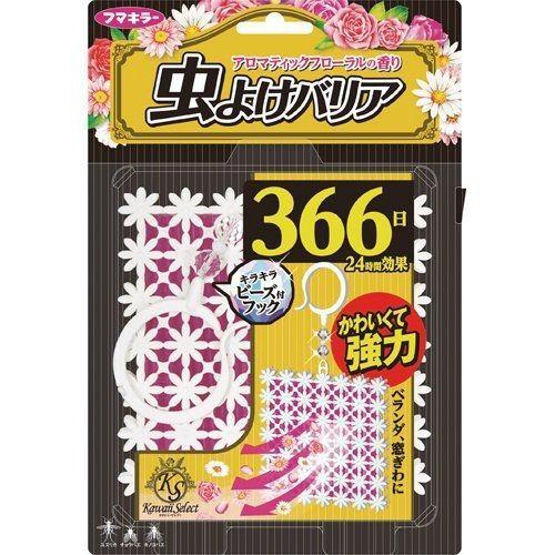 「フマキラー」　かわいいセレクト虫よけバリア　366日　ピンク　1個