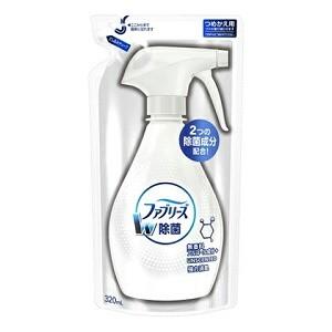 「Ｐ＆Ｇ」 ファブリーズ ダブル除菌 香りが残らないタイプ アルコール成分入り つめかえ用 320mL 「日用品」