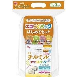 「森永乳業」 チルミル エコらくはじめてセット 400g×2個入 「フード・飲料」