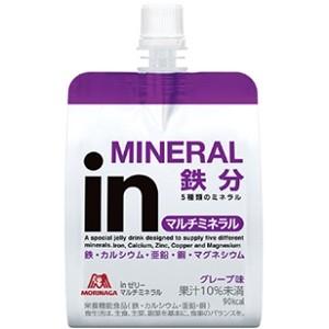 「森永製菓」 inゼリー マルチミネラル グレープ味 180g 「健康食品」