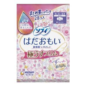 「ユニ・チャーム」  ソフィ はだおもい 極うすスリム 特に多い昼用 26cm 羽つき ファミリーパ...