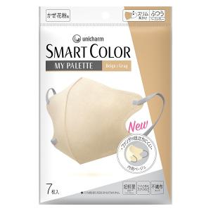 「ユニ・チャーム」　超快適ＳＭＡＲＴＣＯＬＯＲ　ＭｙＰａｌｅｔｔｅ　Ｂｅｉｇｅ×Ｇｒａｙふつう　７枚