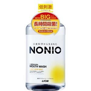 「ライオン」 NONIO(ノニオ) マウスウォッシュ ノンアルコール ライトハーブミント 1000m...
