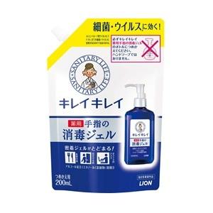 「ライオン」 キレイキレイ 薬用手指の消毒ジェル つめかえ用 200mL 「指定医薬部外品」