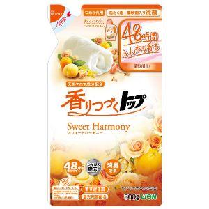 「優良配送対応」「ライオン」　香りつづくトップＳｗｅｅｔＨａｒｍｏｎｙ　つめかえ用　500g