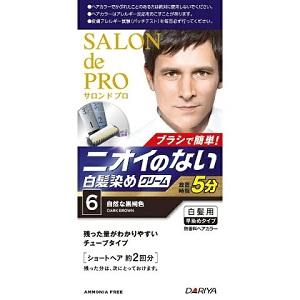 「ダリヤ」 サロンドプロ メンズスピーディ クリーム 自然な黒褐色 6 1セット (医薬部外品) 「...