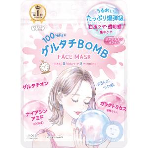 「コーセーコスメポート」　クリアターン　グルタチＢＯＭＢマスク　7枚入