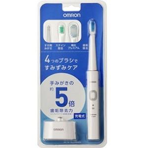 「優良配送対応」「オムロン」 音波式電動歯ブラシ (充電式) HT-B304-W 「日用品」