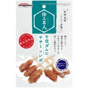 「ドギーマンハヤシ」　仕上名人牛皮ガムのササミコンボ　６本｜finespharma