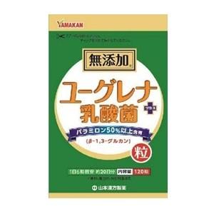 「山本漢方」 ユーグレナ+乳酸菌 粒 120粒 「健康食品」