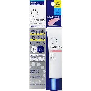 「第一三共ヘルスケア」　トランシーノ薬用トーンアップＣＣクリームピンクベージュ　30ｇ【医薬部外品】