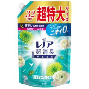 「優良配送対応」「P&Gジャパン」　レノア超消臭１ｗｅｅｋみずみずしく香るフレッシュグリーンの香り　つめかえ用超特大サイズ　１２８０ｍｌ｜finespharma