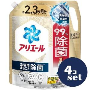 「セット販売」「P&amp;Gジャパン」アリエールジェル　除菌プラス　つめかえ超ウルトラジャンボ　1720g...