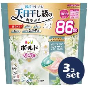 「セット販売」「P&amp;Gジャパン」ボールドジェルボール４Ｄ　心弾けるホワイトティー＆フローラルの香り　...