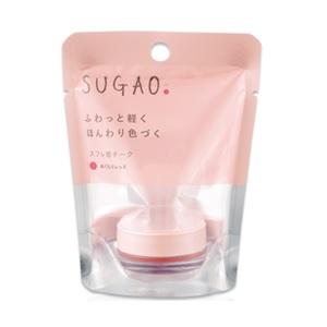 「ロート製薬」 SUGAO スフレ感チーク ぬくもりレッド 4.8g 「化粧品」