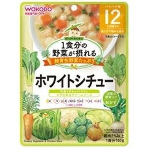 「アサヒ」 和光堂 1食分の野菜が摂れるグーグーキッチン ホワイトシチュー 100g 「フード・飲料...