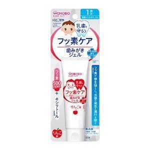 「アサヒグループ食品」　にこピカ　歯みがきジェル　りんご味　50ｇ