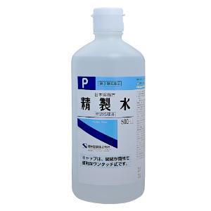 【第3類医薬品】「健栄製薬」　精製水　500ml