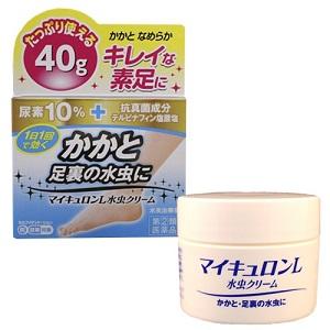 「万協製薬」 マイキュロンL 水虫クリーム  40g 「第(2)類医薬品」 ※セルフメディケーション税制対象商品｜finespharma