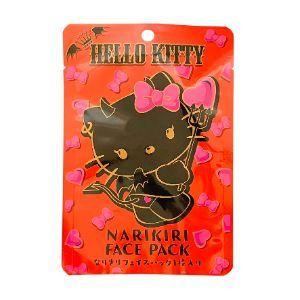 「あすなろ舎」　ハローキティ なりきりフェイスパック 小悪魔　1枚