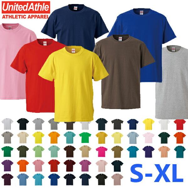 S-XL【カラー3】5.6ozハイクオリティーTシャツ UNITED ATHLE 無地半袖Tシャツ ...