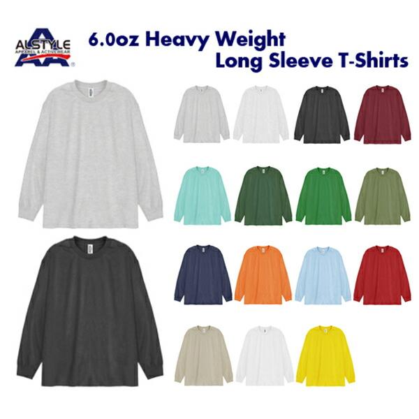 【2XL】ALSTYLE(アルスタイル)6.0oz ヘヴィウェイト ロングスリーブ Tシャツ【AAP...