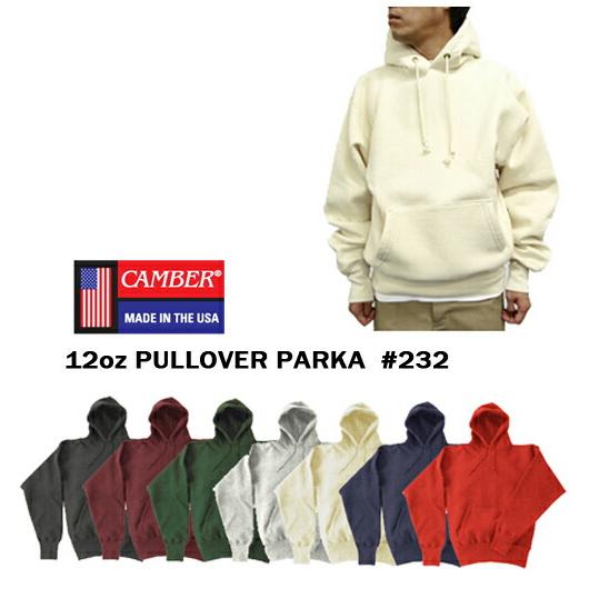 CAMBERヘビーウェイトプルオーバーパーカー【12オンス・裏起毛・厚手】/キャンバー(F0232)...