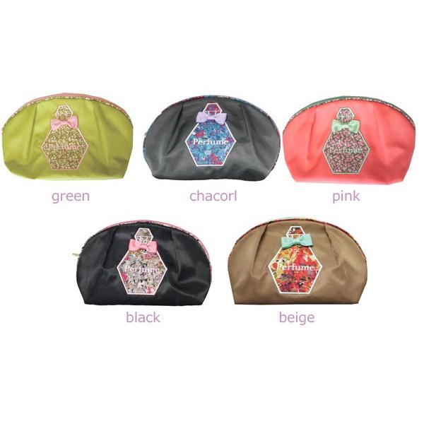 コスメポーチ / シルエット　（メイク道具・パフ・リップ・ファンデーション・チーク）D13【DUAL...