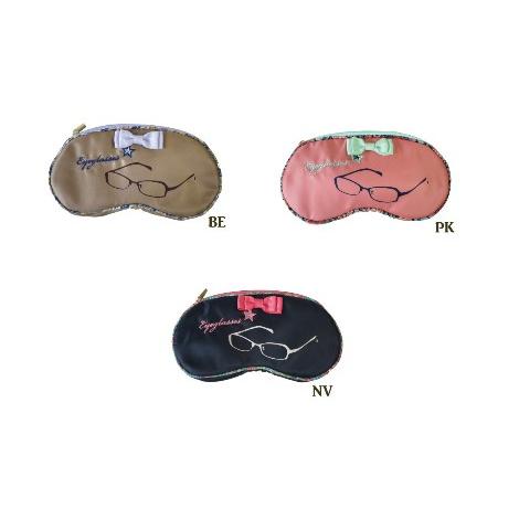 シルエットbotanica メガネポーチ　秋冬・めがねケース・眼鏡・リボン・花柄・トラベル・旅行【D...