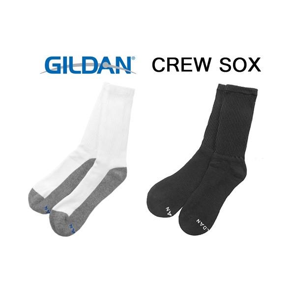 GILDAN(ギルダン)クルーソックス ６足パック6P SOX・靴下・ワンサイズ/US6-12インチ...