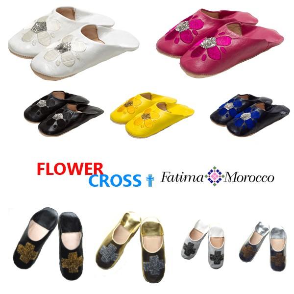 【レディースバブーシュ】Fatima Morocco(ファティマモロッコ)【スパンコールクロス】【フ...