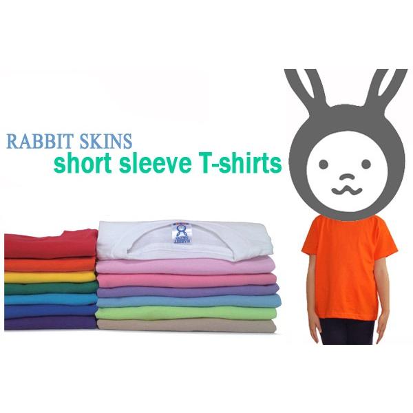 キッズTシャツ【カラー1】【RABBIT SKINS(ラビットスキンズ)5.5ozトドラー】半袖無地...
