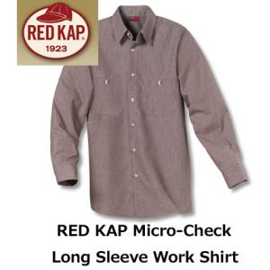 RED KAPレッドキャップ　チェックワークシャツ長袖　Micro-Check Work Shirt SP20｜finks