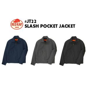 【RED KAP（レッドキャップ)スラッシュポケットワークジャケット(裏キルティング)SLASH POCKET JACKET 【7.25oz無地・メンズ・JT22】【新品正規品】jt022｜finks