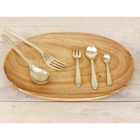 ブラス　ディナースプーン【305532】・ディナーフォークBRASS・食器・テーブルウエア・シャビー...