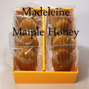 天然蜂蜜使用の「メイプル・ハニー・マドレーヌ」8個ギフト箱入り（ラッピング料込）｜finocchio