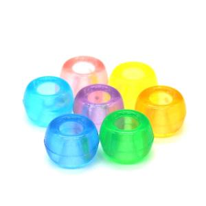 10個セット 光る 蓄光ビーズ 外径8mm 穴...の詳細画像1