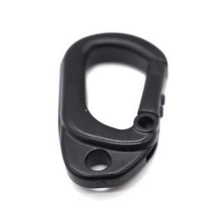 日本製 全長30mm プラスチックカラビナ 丸...の詳細画像3