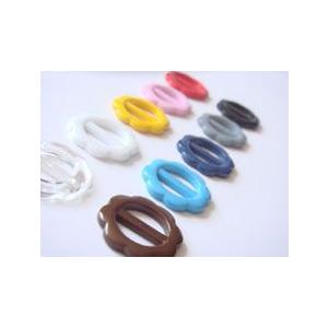 日本製 プラスチックバックルフラワー 10mm...の詳細画像1