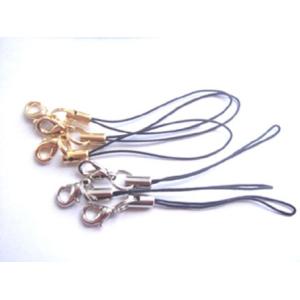 ストラップ用金具 2重リング/カニカン付き携帯ストラップ金具 S60000