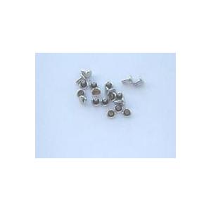 ばら売り50個セット　日本製 中カシメ（両面・並足）シルバー　ゴールドABK　アンティークAT　本金...