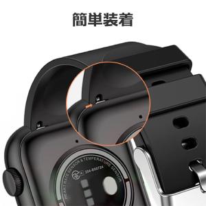 スマートウォッチ用 交換バンド ベルト シリコ...の詳細画像1